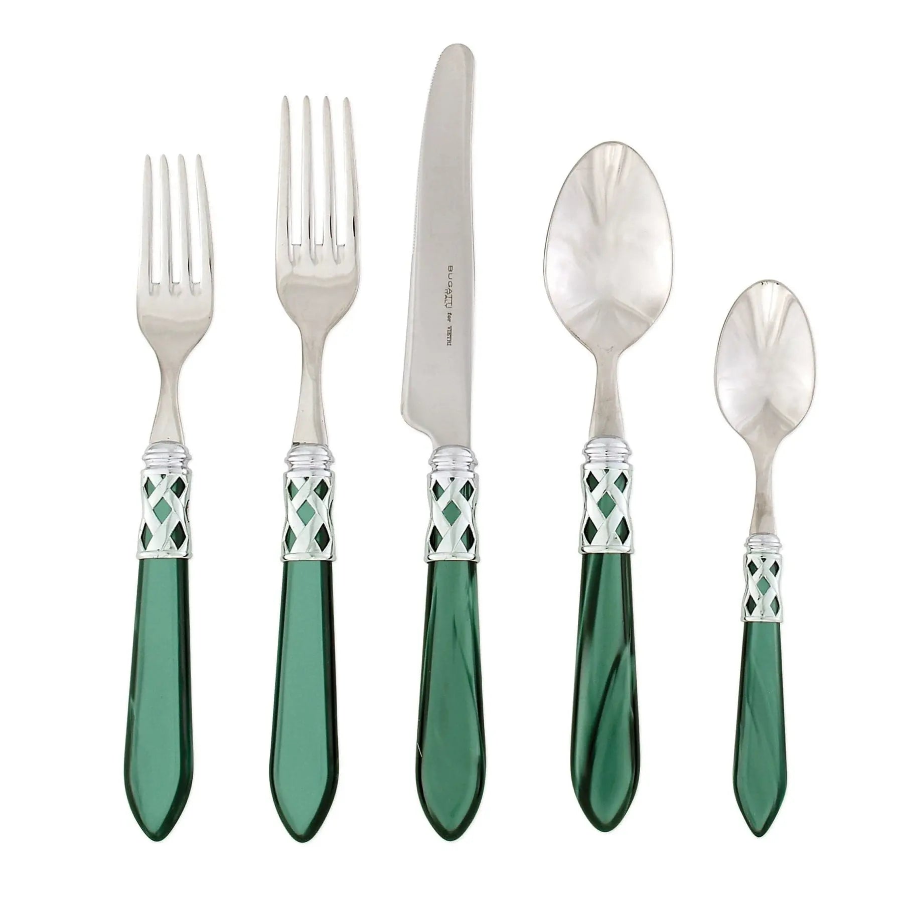 Vietri Aladdin Brilliant Green Five-Piece Place Setting