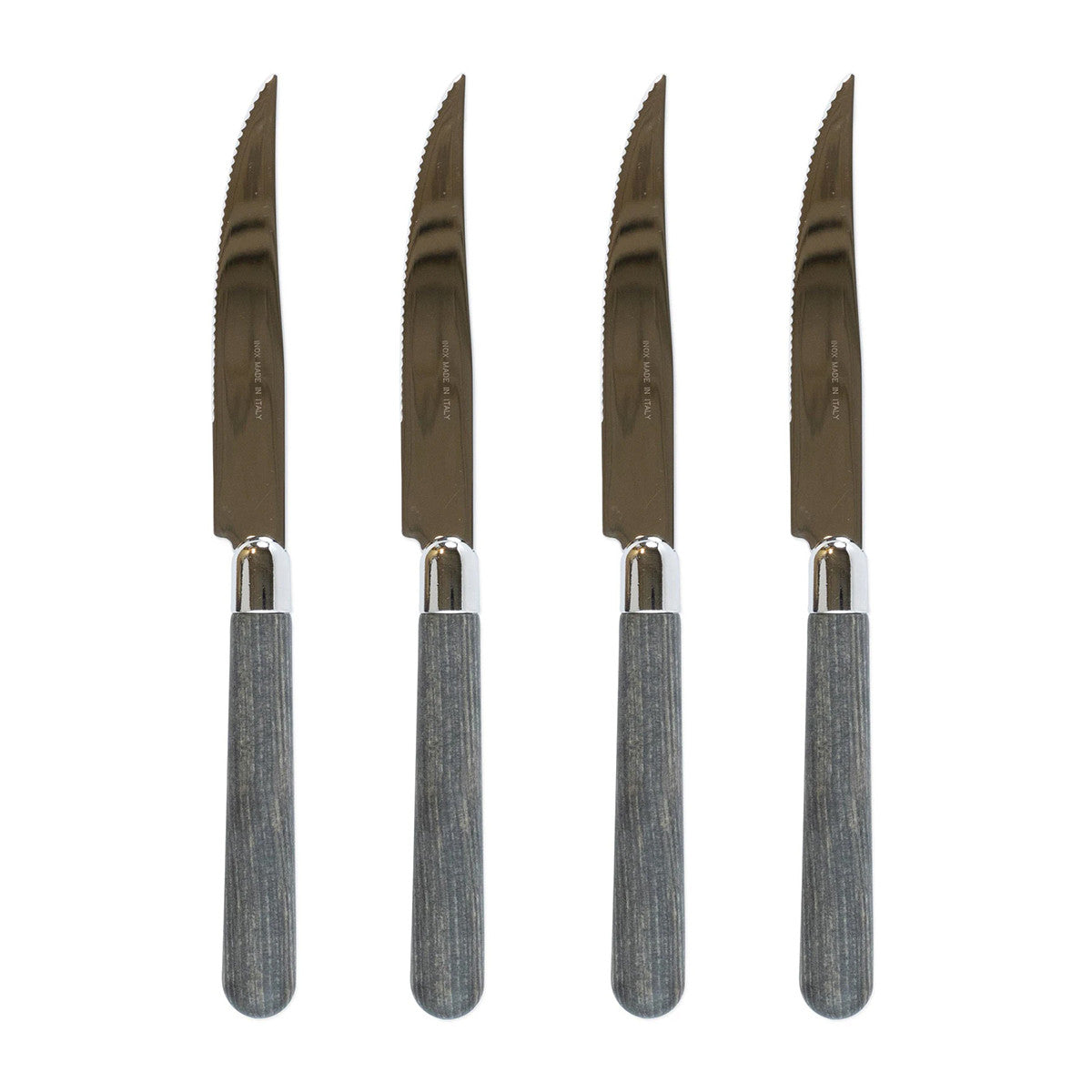 An image of Vietri Albero Elm Steak Knives - Set of 4