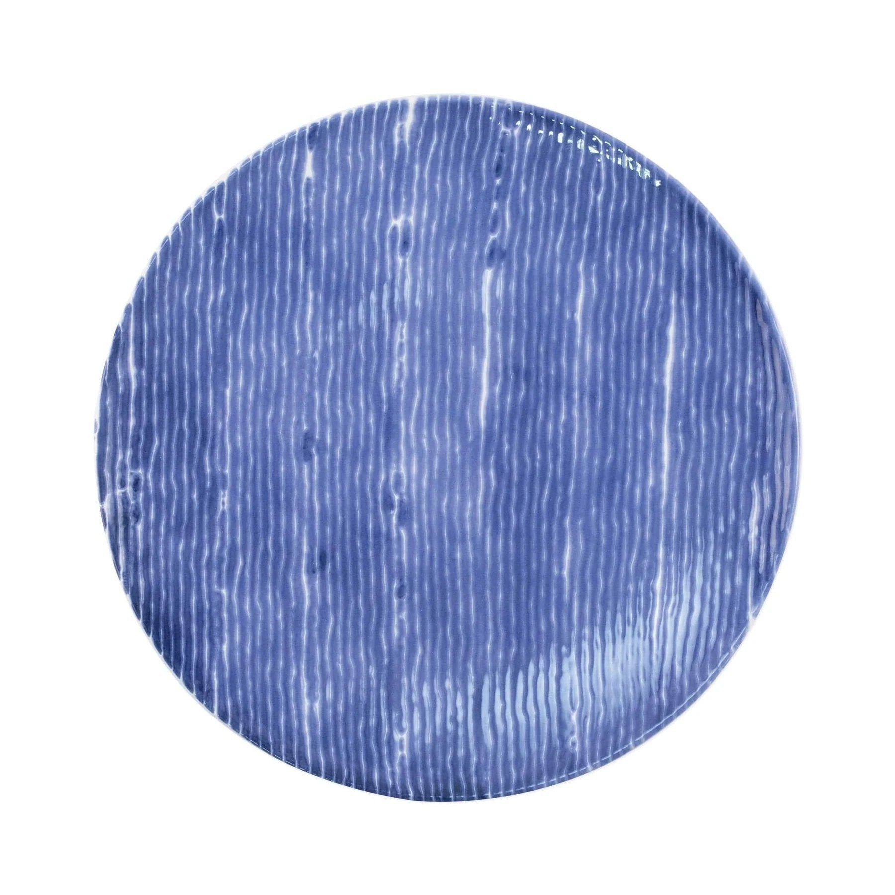 An image of Viva By Vietri Santorini Stripe Dinner Plate