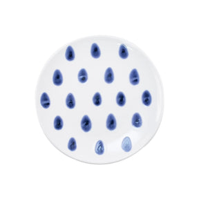 Viva By Vietri Santorini Dot Salad Plate