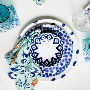 Viva By Vietri Santorini Flower Salad Plate