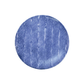 Viva By Vietri Santorini Stripe Salad Plate