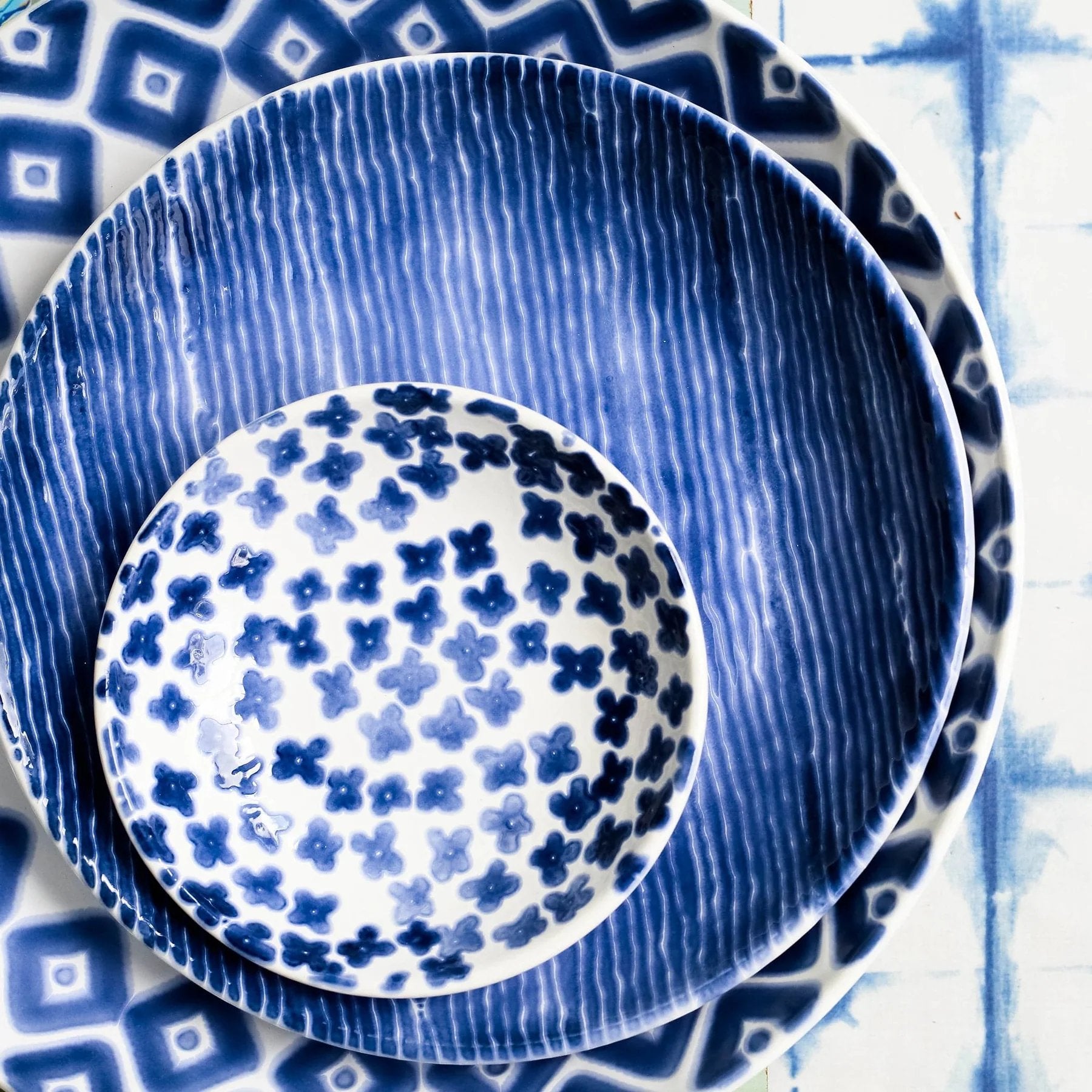 Viva By Vietri Santorini Flower Condiment Bowl