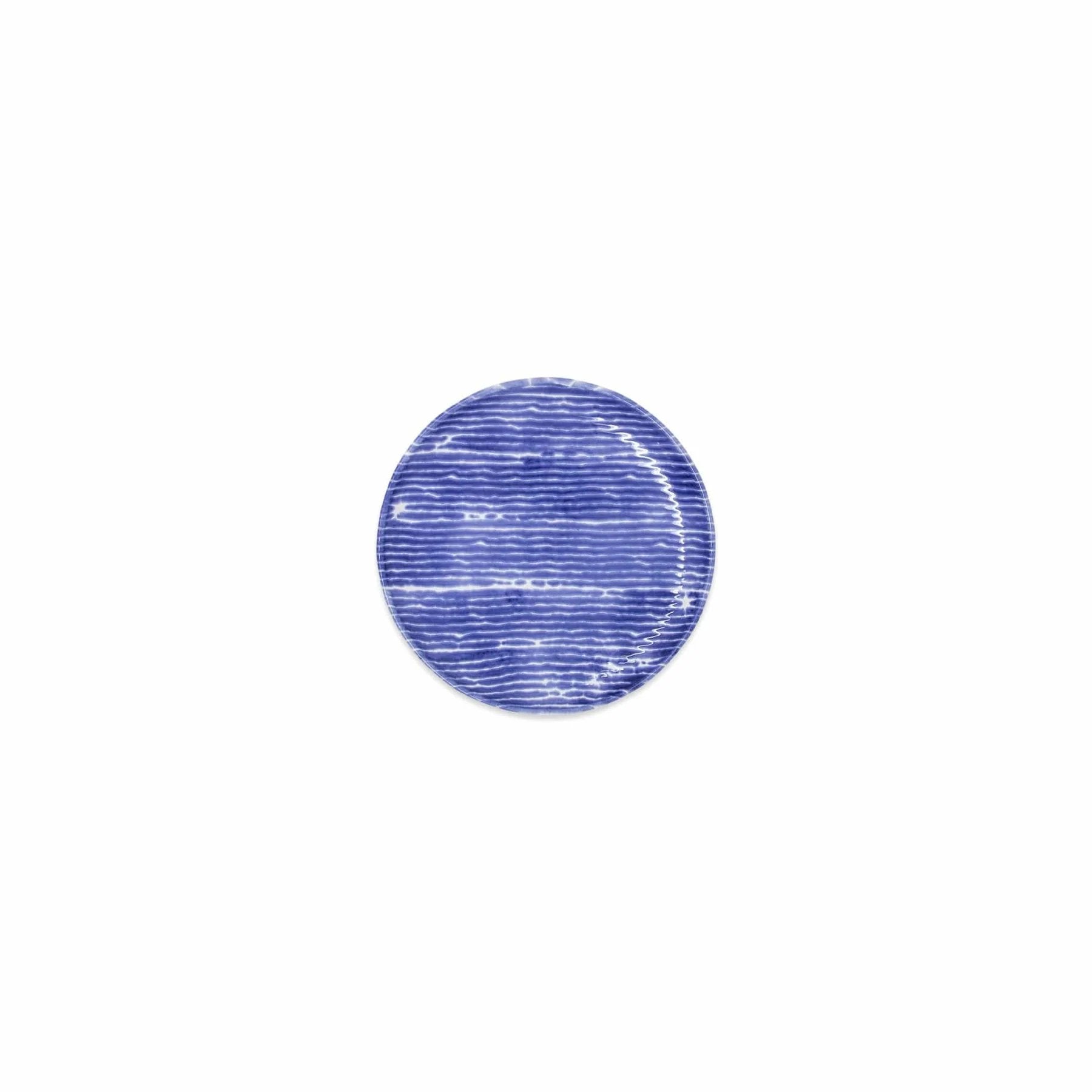 An image of Viva By Vietri Santorini Stripe Cocktail Plate