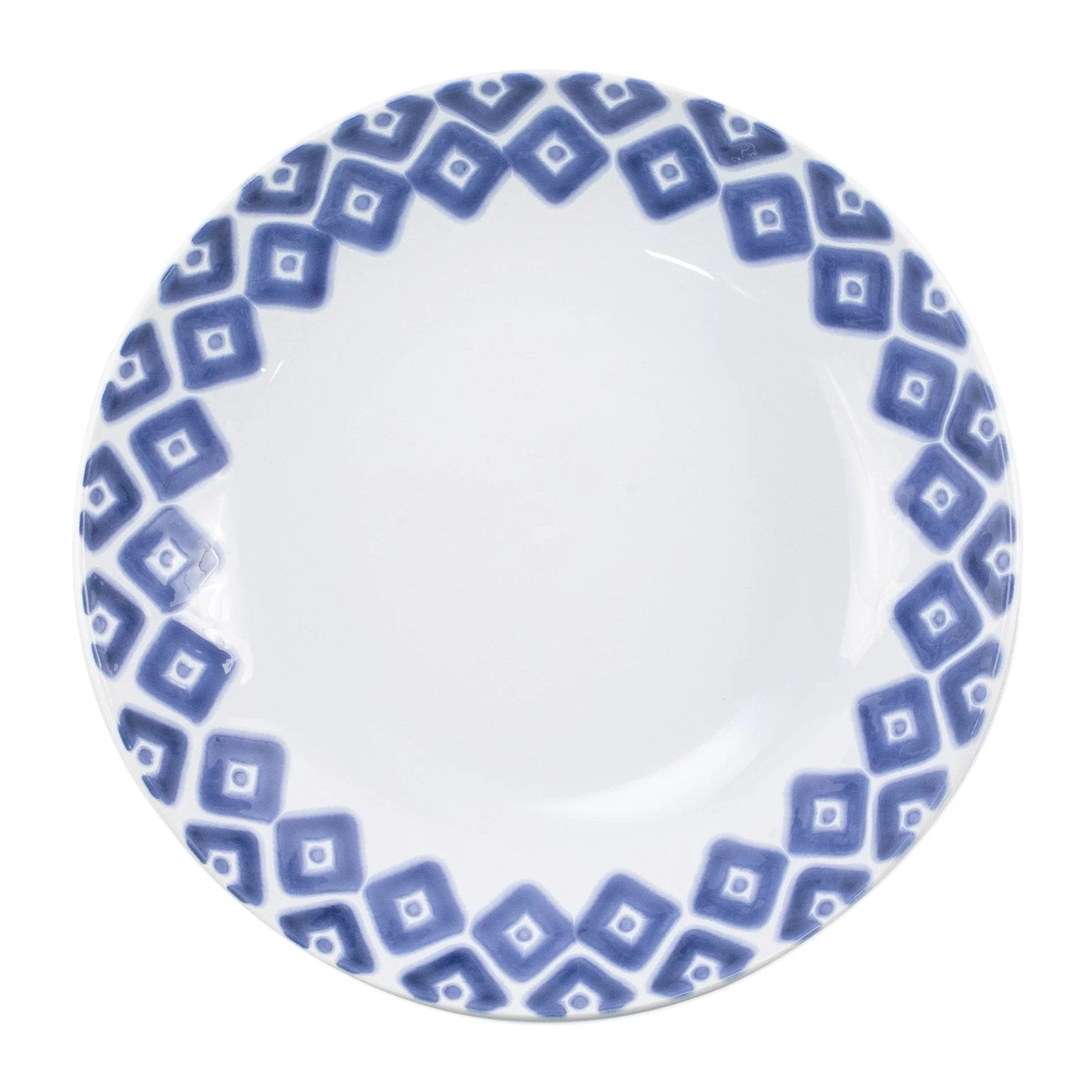 An image of Viva By Vietri Santorini Diamond Medium Serving Bowl