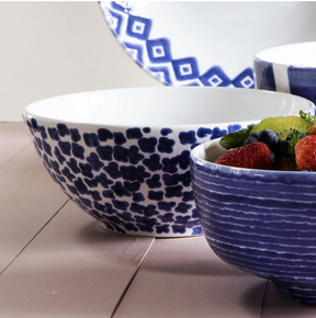 Viva By Vietri Santorini Flower Small Serving Bowl