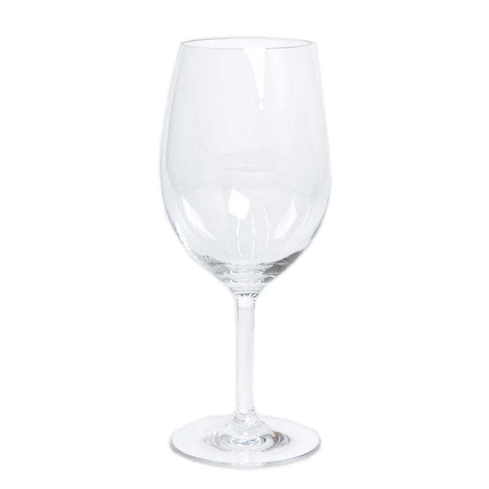 An image of Caspari Acrylic Clear Wine Glass