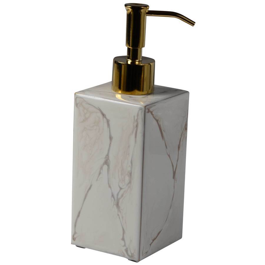 An image of Mike and Ally Marbleous Box Pump-Oatmeal, Gold