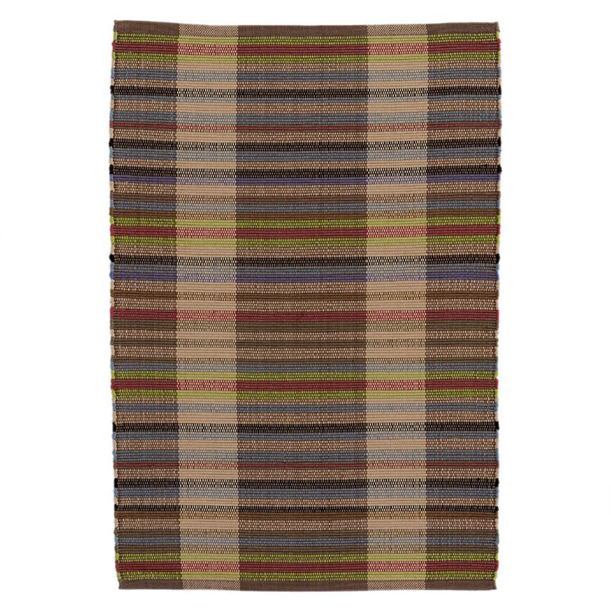 An image of Dash & Albert Swedish Rag Indoor/Outdoor Rug- 2 x 3'
