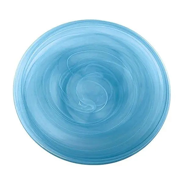 Mariposa Alabaster Large Platter in Aqua