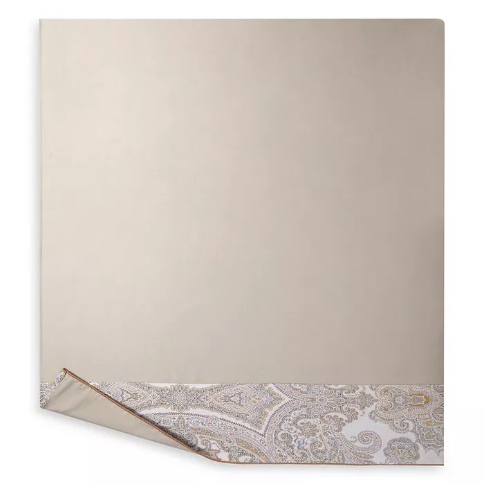 An image of Yves Delorme Cachemire Flat Sheet - King