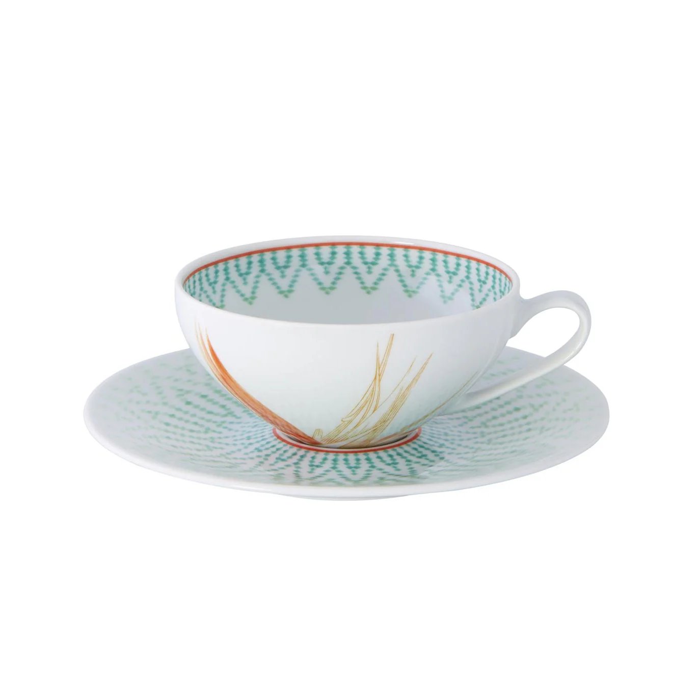 An image of Vista Alegre Fiji Tea Cup & Saucer