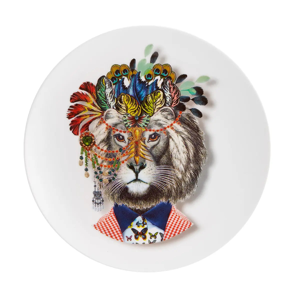 Vista Alegre Love Who You Want Jungle King Dessert Plate