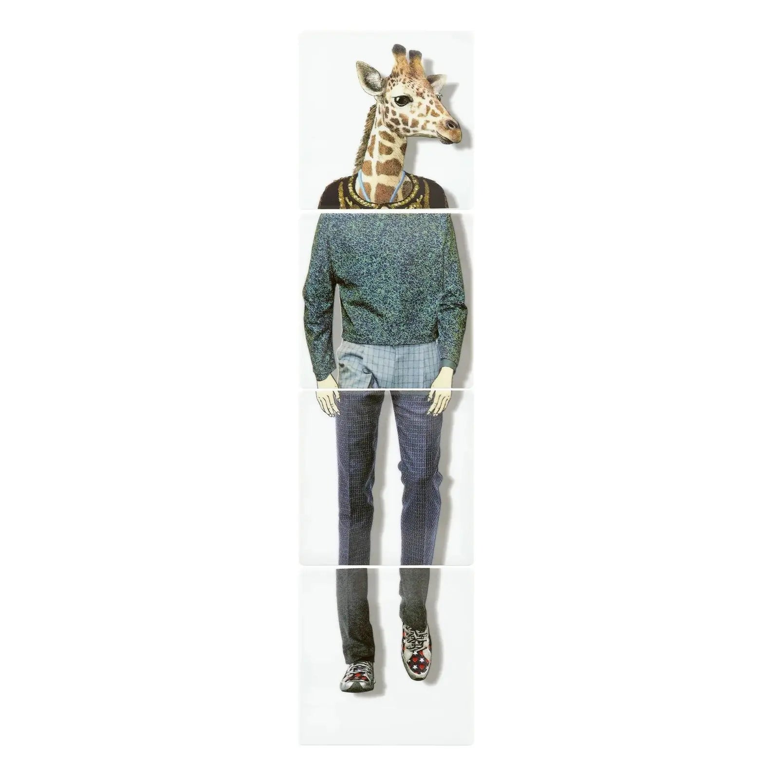 Vista Alegre Love Who You Want Giraffe Coaster Set of 4