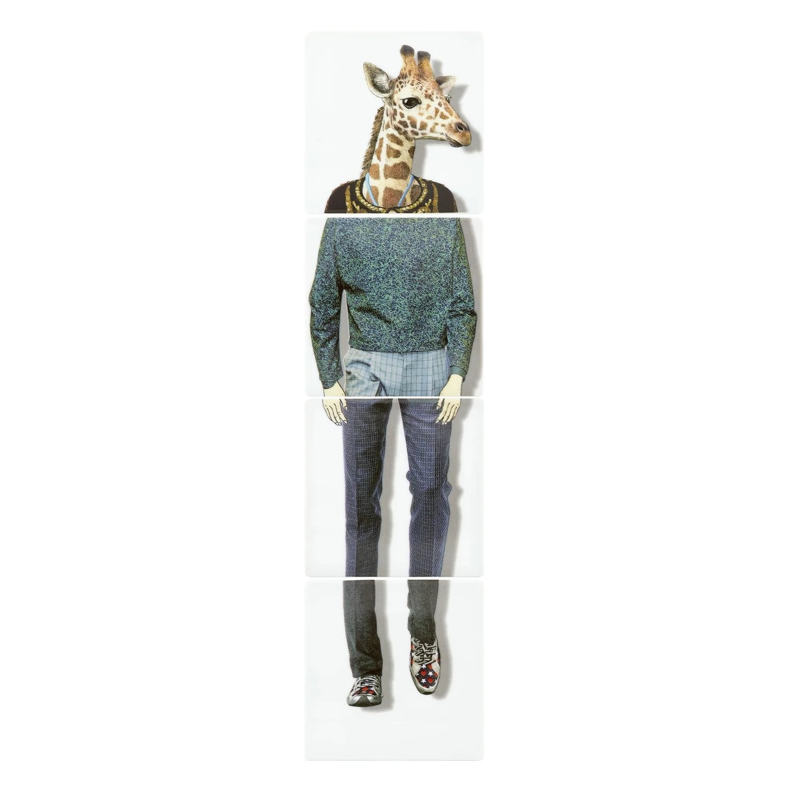 An image of Vista Alegre Love Who You Want Giraffe Coaster - Set of 4