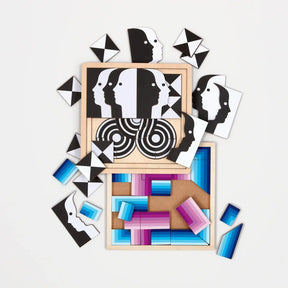 Hachette Jonathan Adler Infinity Wooden Jigsaw Puzzle Set