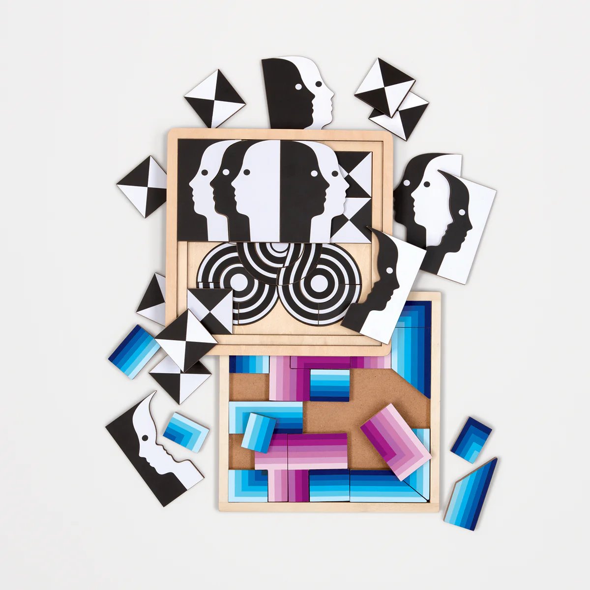 An image of Jonathan Adler Infinity Wooden Puzzle Set