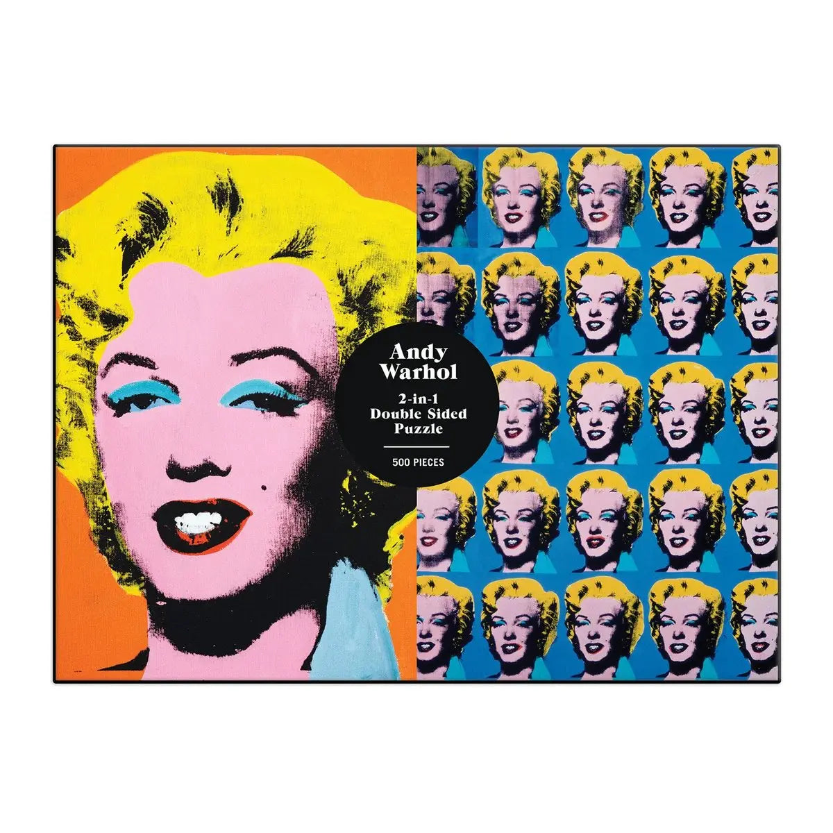 Andy Warhol Marilyn two in one double sided Puzzle 500 Piece box