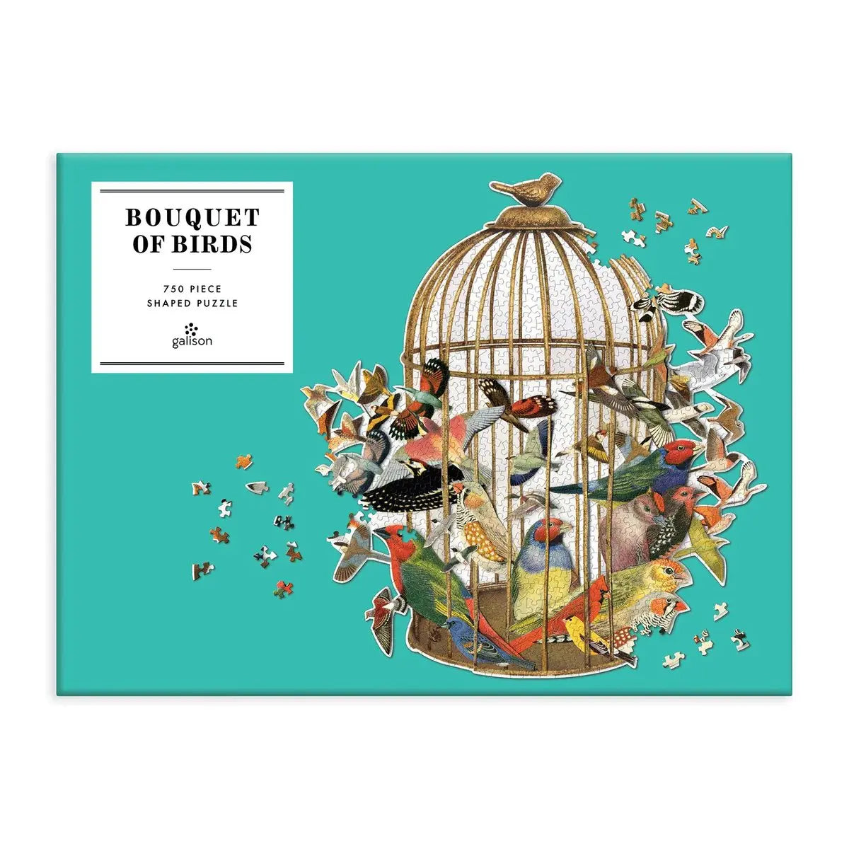 Hachette Bouquet of Birds Shaped Jigsaw Puzzle