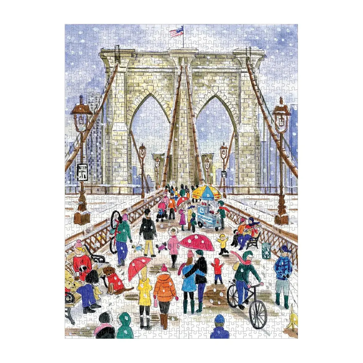 Completed Hachette Michael Storrings Brooklyn Bridge Puzzle