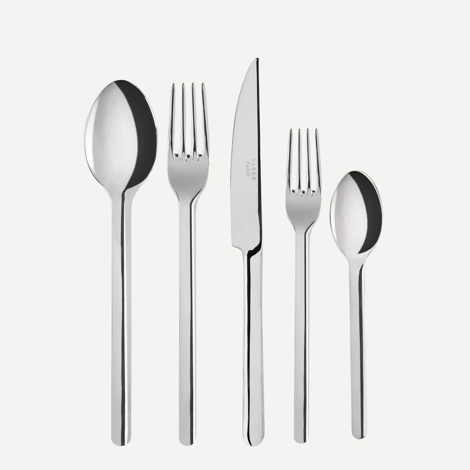 An image of Sabre Loft Essential Brilliant 5-Piece Place Setting