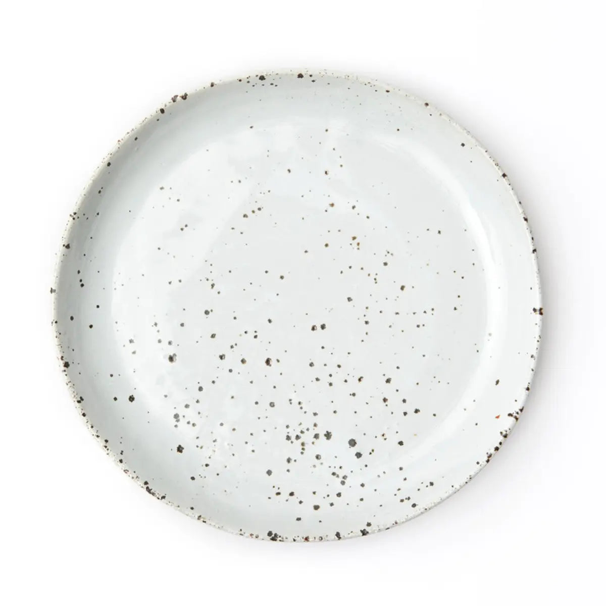 An image of Blue Pheasant Marcus White Salt Glaze Salad & Desert Plates (Set of 4)