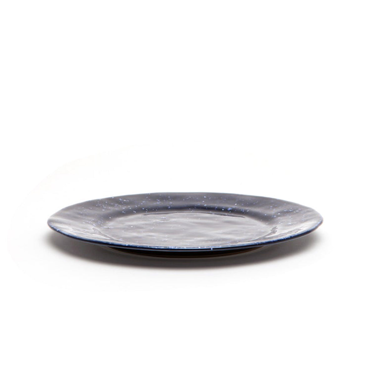 An image of Blue Pheasant Isla Spotted Navy Dinner Plate- Set of 4