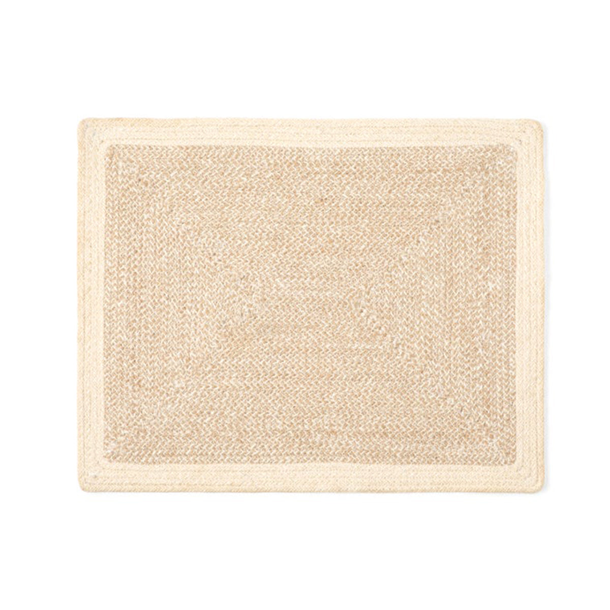 An image of Blue Pheasant Shia Rectangular Placemat Dark Jute Cotton Mix- Pack of 4