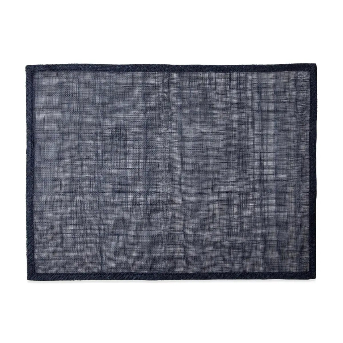 Blue Pheasant June Rectangular Placemat in Dark Navy