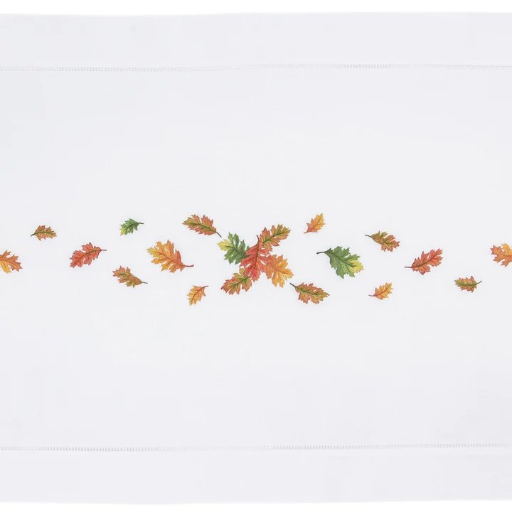 Henry Handwork Fall Leaves Runner