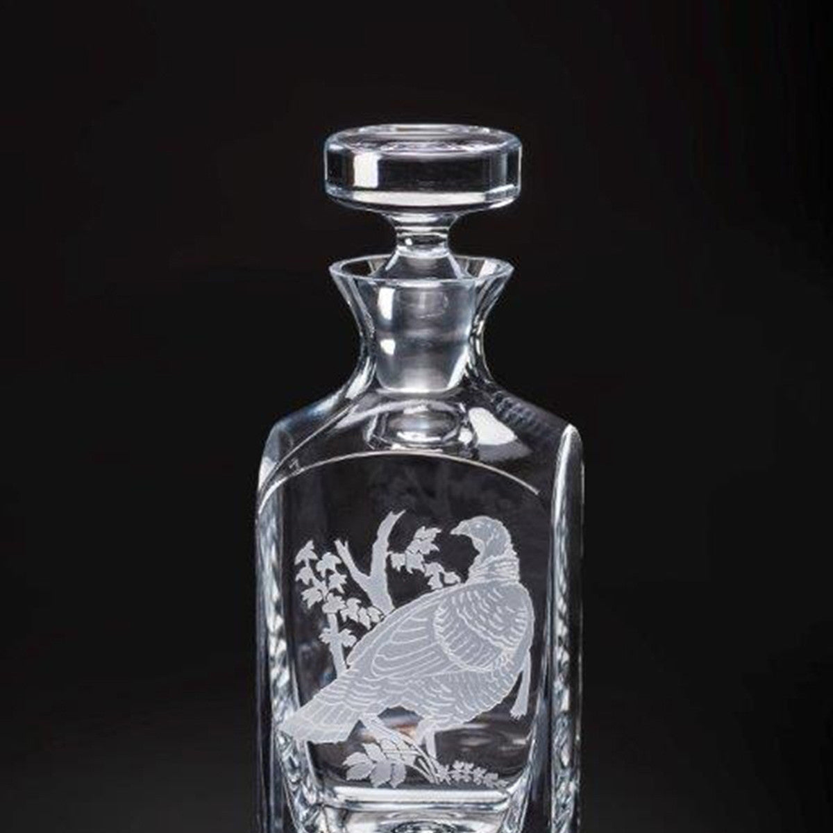 Julie Wear Designs Upland Game Birds Wild Turkey Decanter