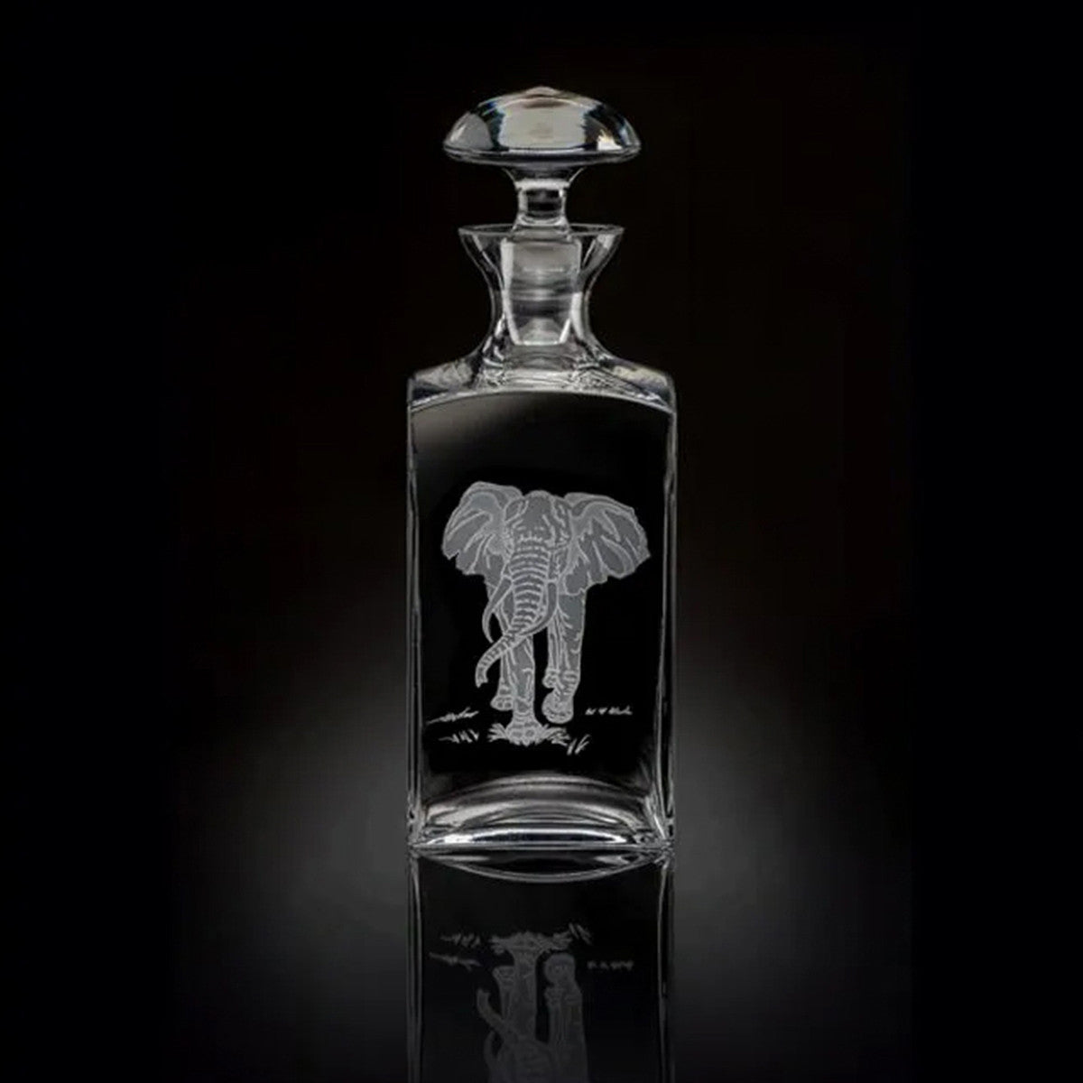Julie Wear Designs Safari Elephant Decanter