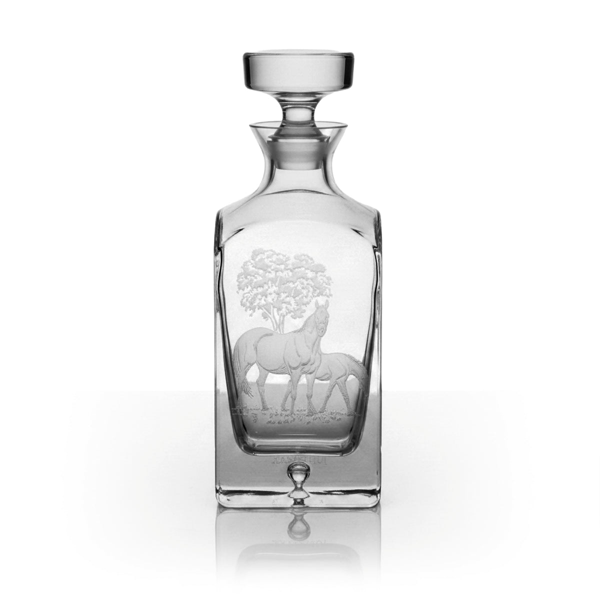 Julie Wear Designs Bluegrass Thoroughbred Square Decanter