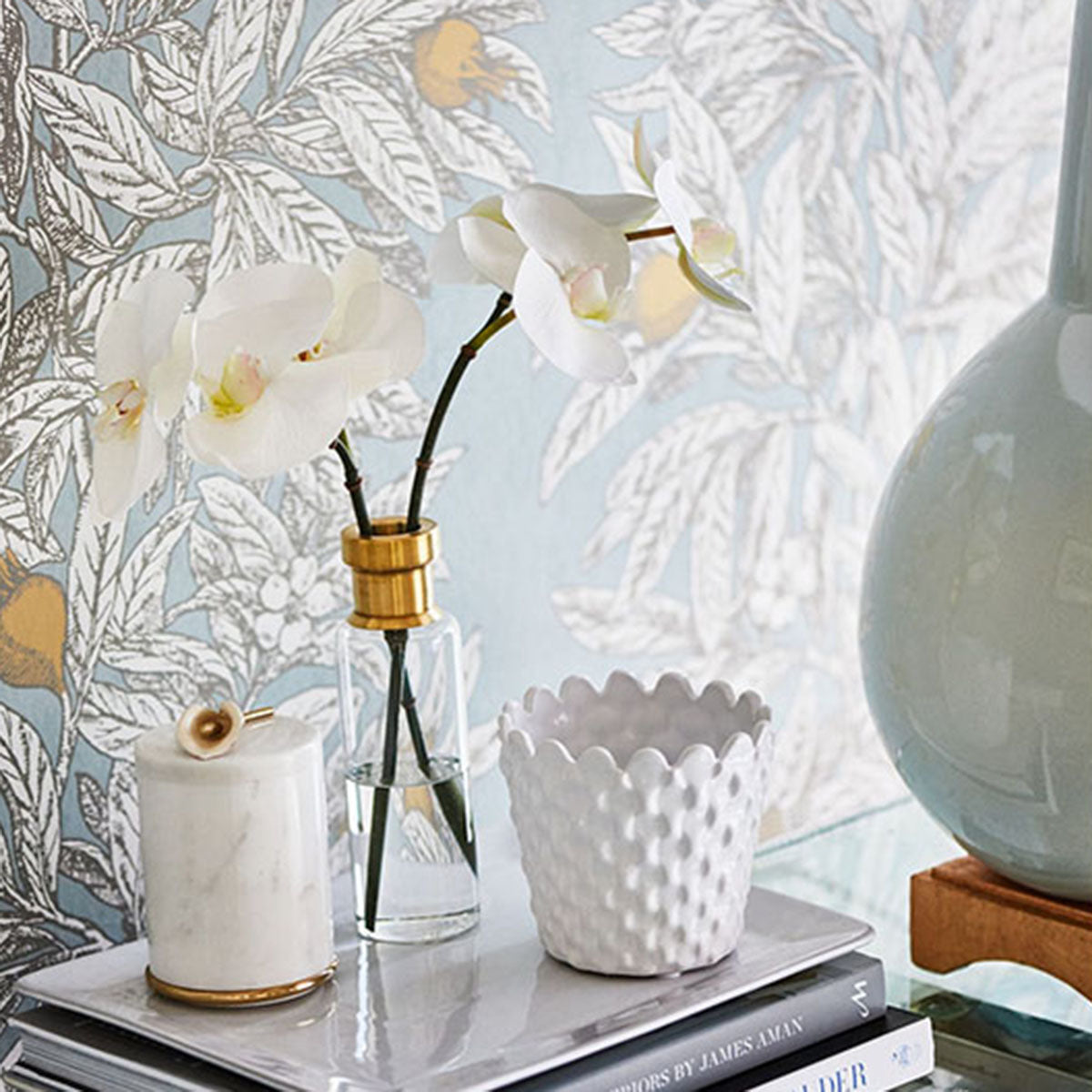 Diane James Phalaenopsis Orchids in Vase