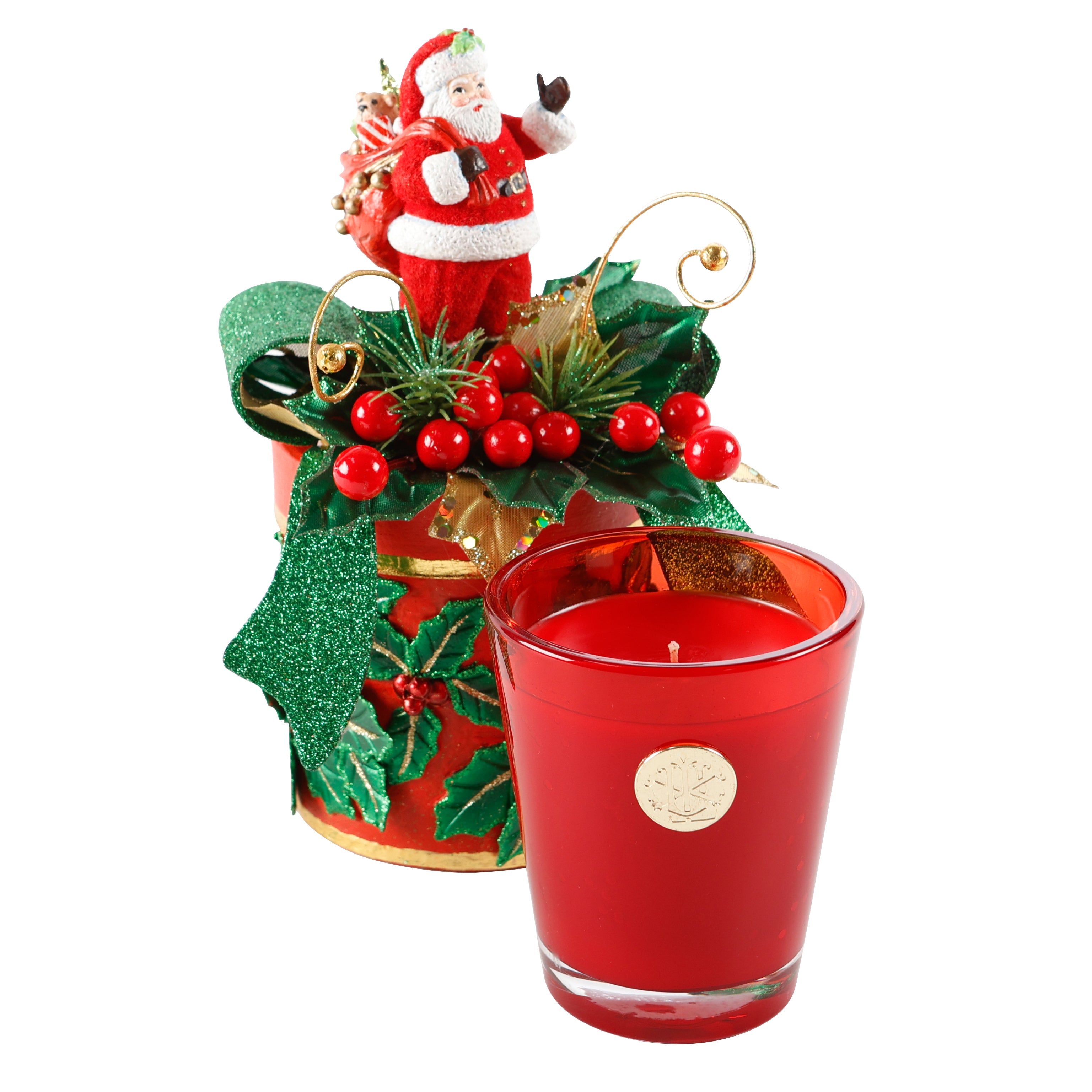 Lux Fragrances Noel Christmas Gift Box Candle 14 oz