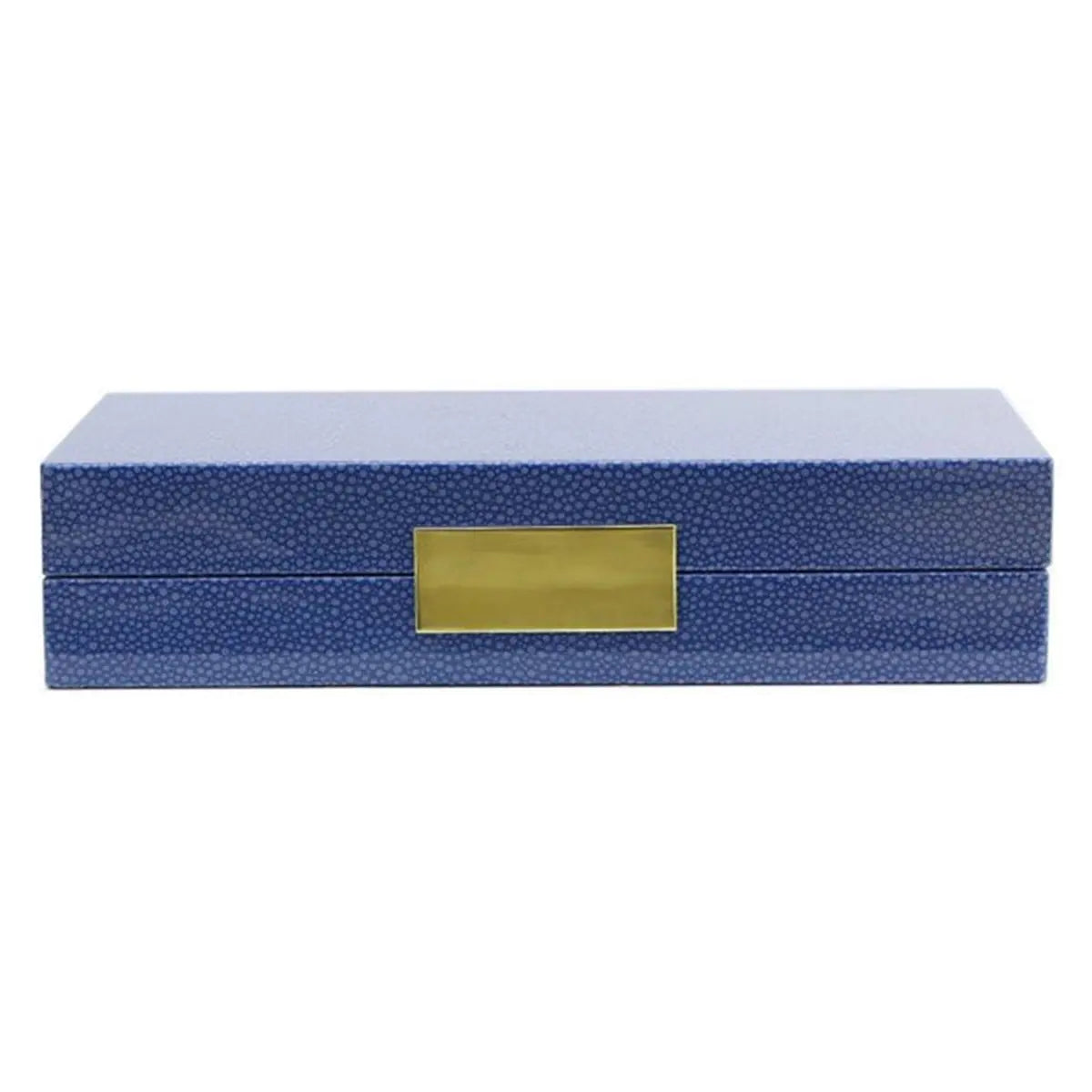 An image of Addison Ross Box Blue Shagreen Gold J  4x9