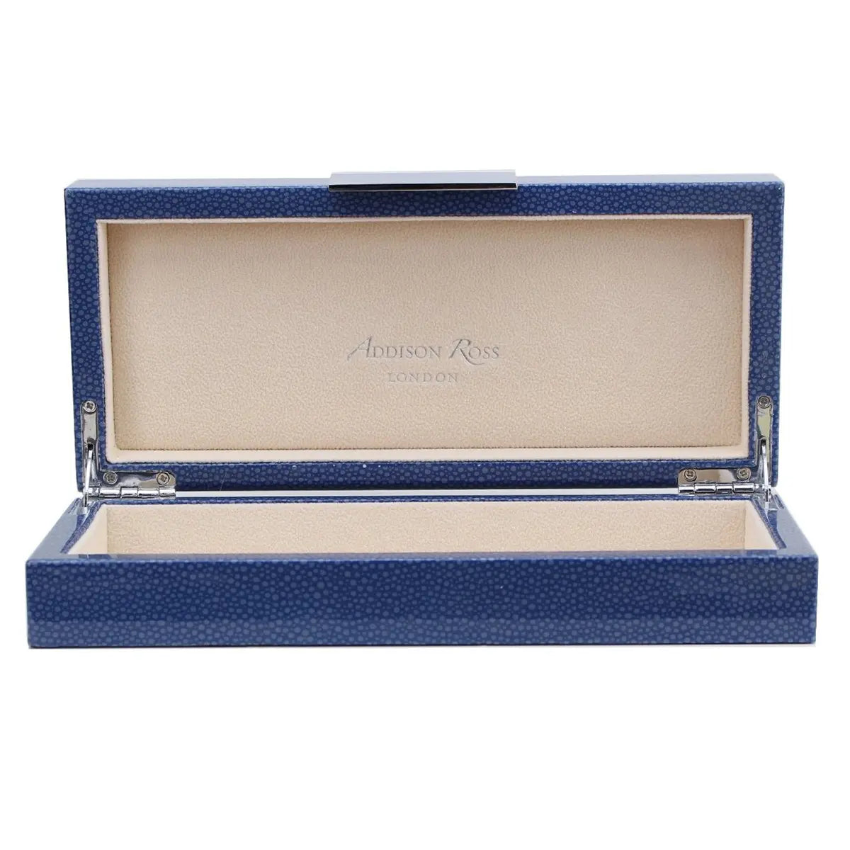 An image of Addison Ross Box Blue Shagreen Gold J  4x9