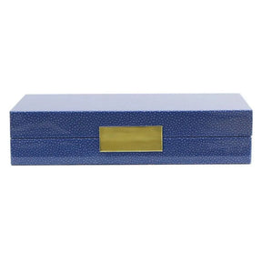 Addison Ross Box Blue Shagreen Gold J 4x9