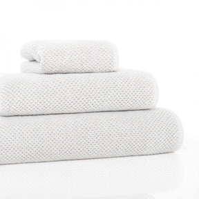 Graccioza Linen Waffle Washcloth 12" x 12" - White