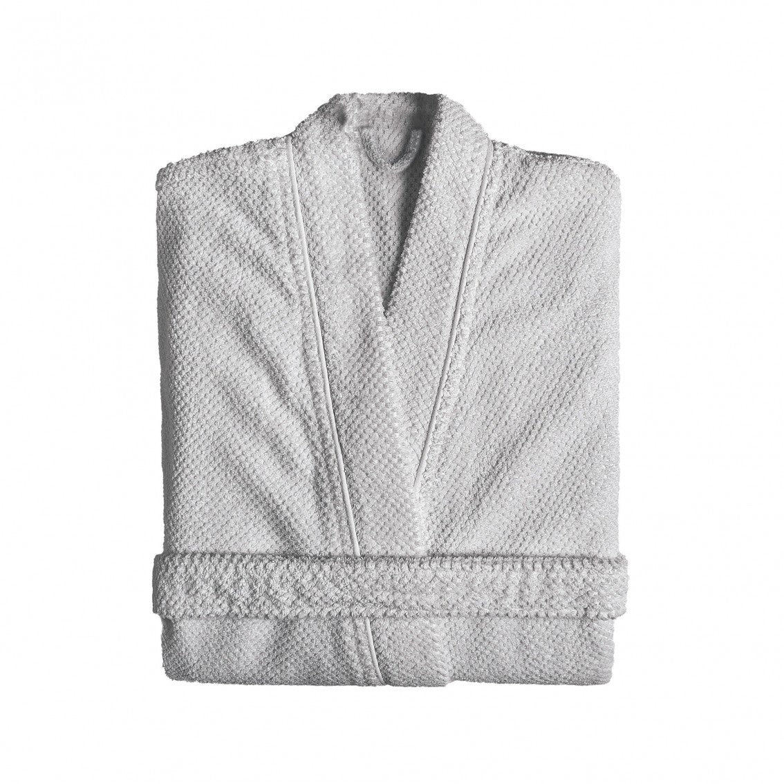 An image of Graccioza Bee Waffle Kimono Bathrobe