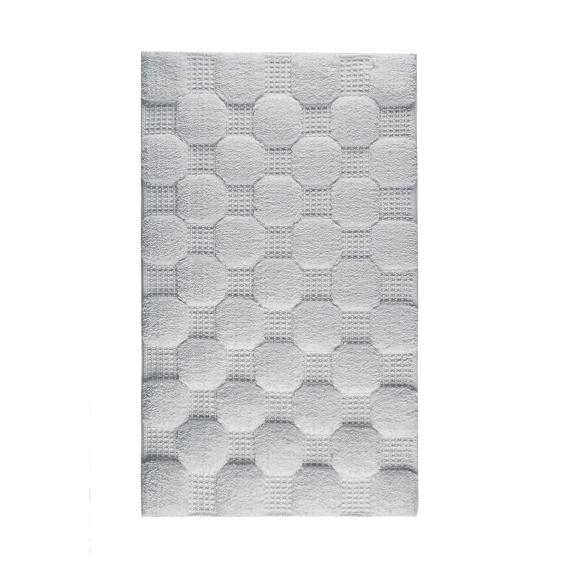 Graccioza Aura Bath Rug in Silver