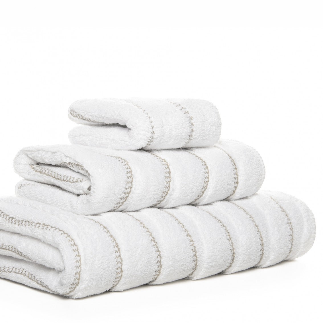 An image of Graccioza Opera Washcloth  12" x 12" - White