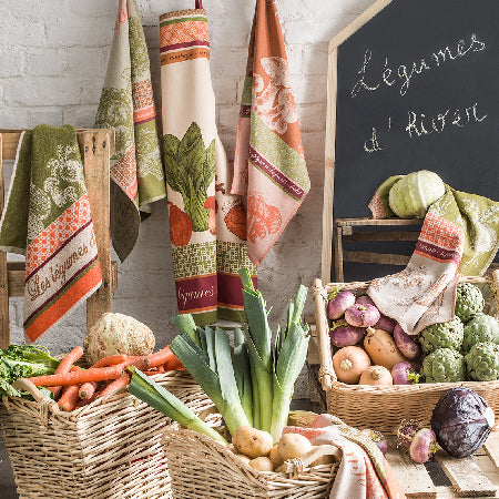An image of Coucke Courges Tea Towel