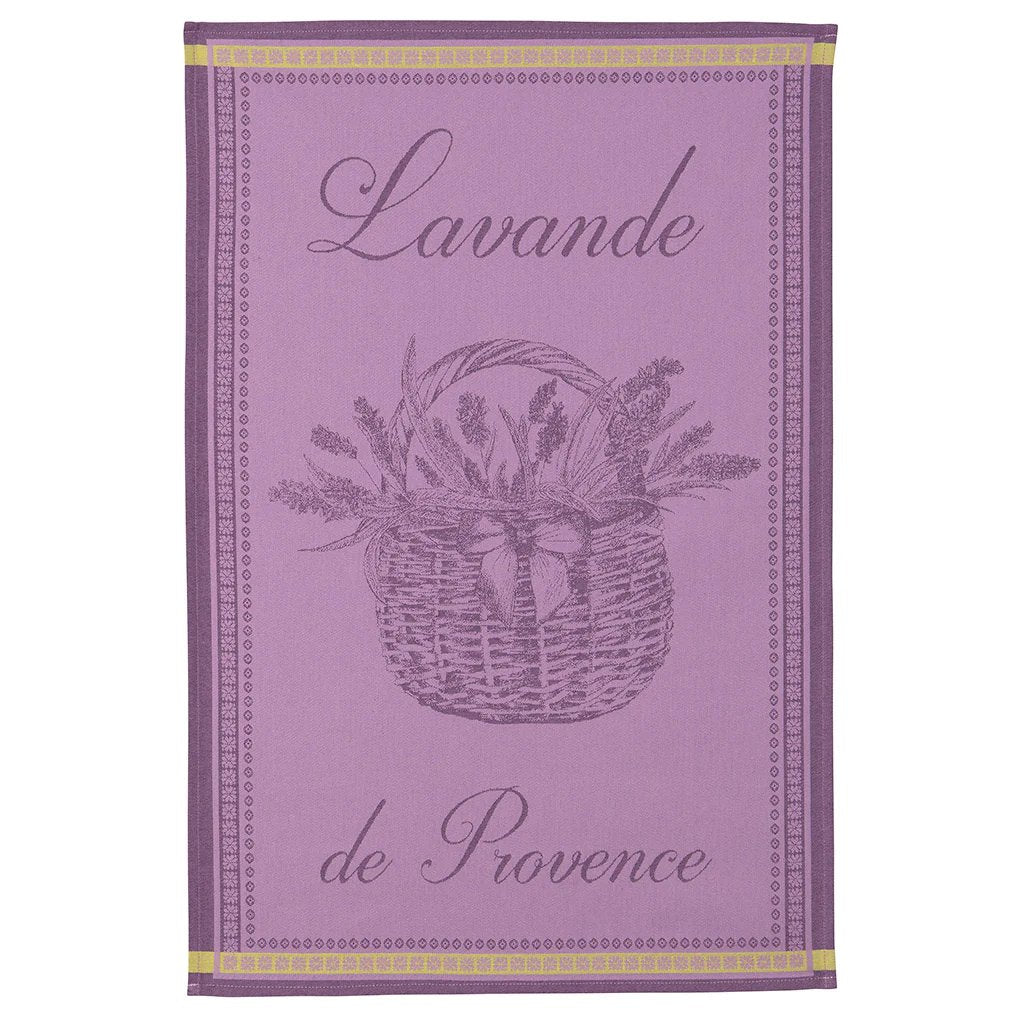 An image of Coucke Panier de Lavande Tea Towel