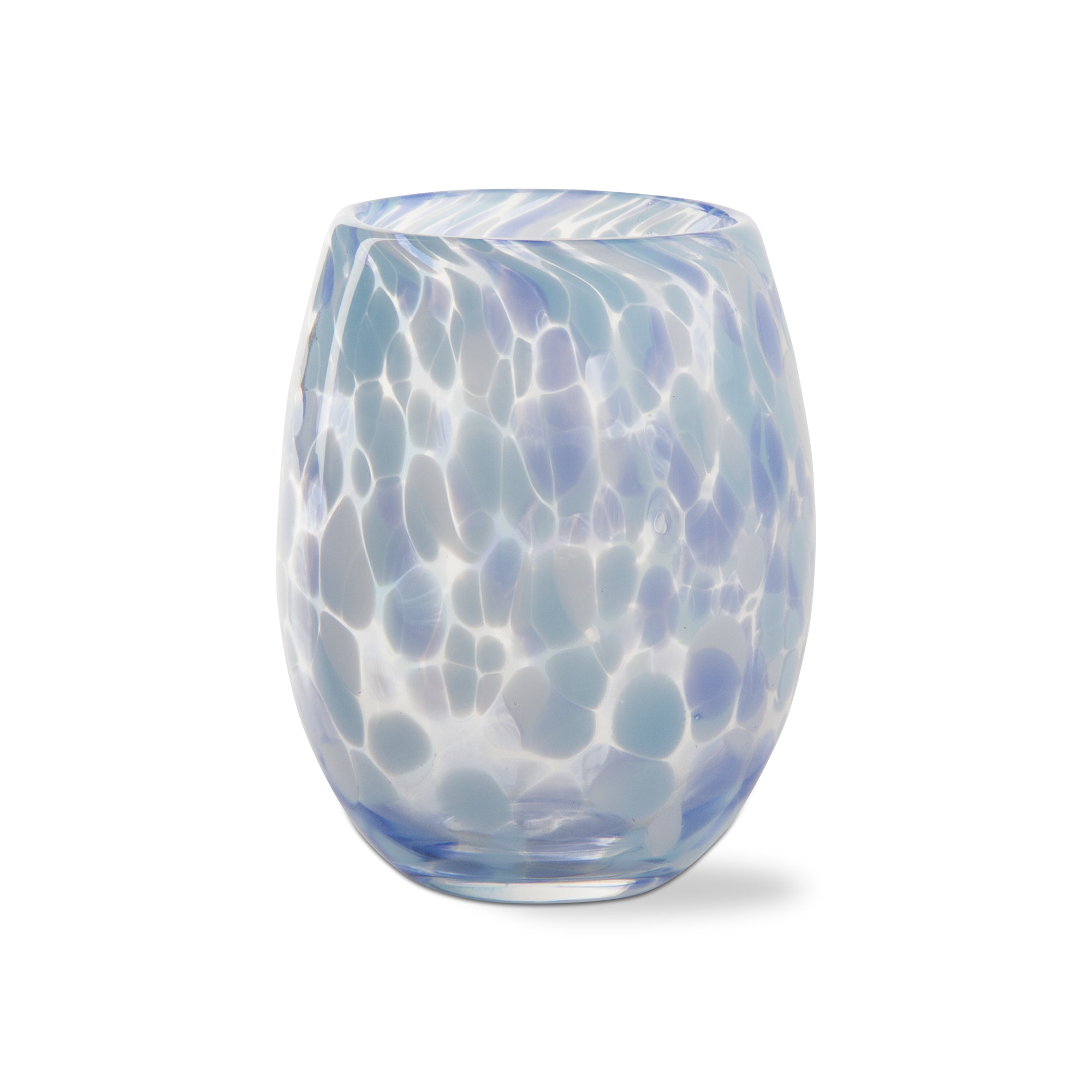 Tag Confetti Stemless Wine Glass