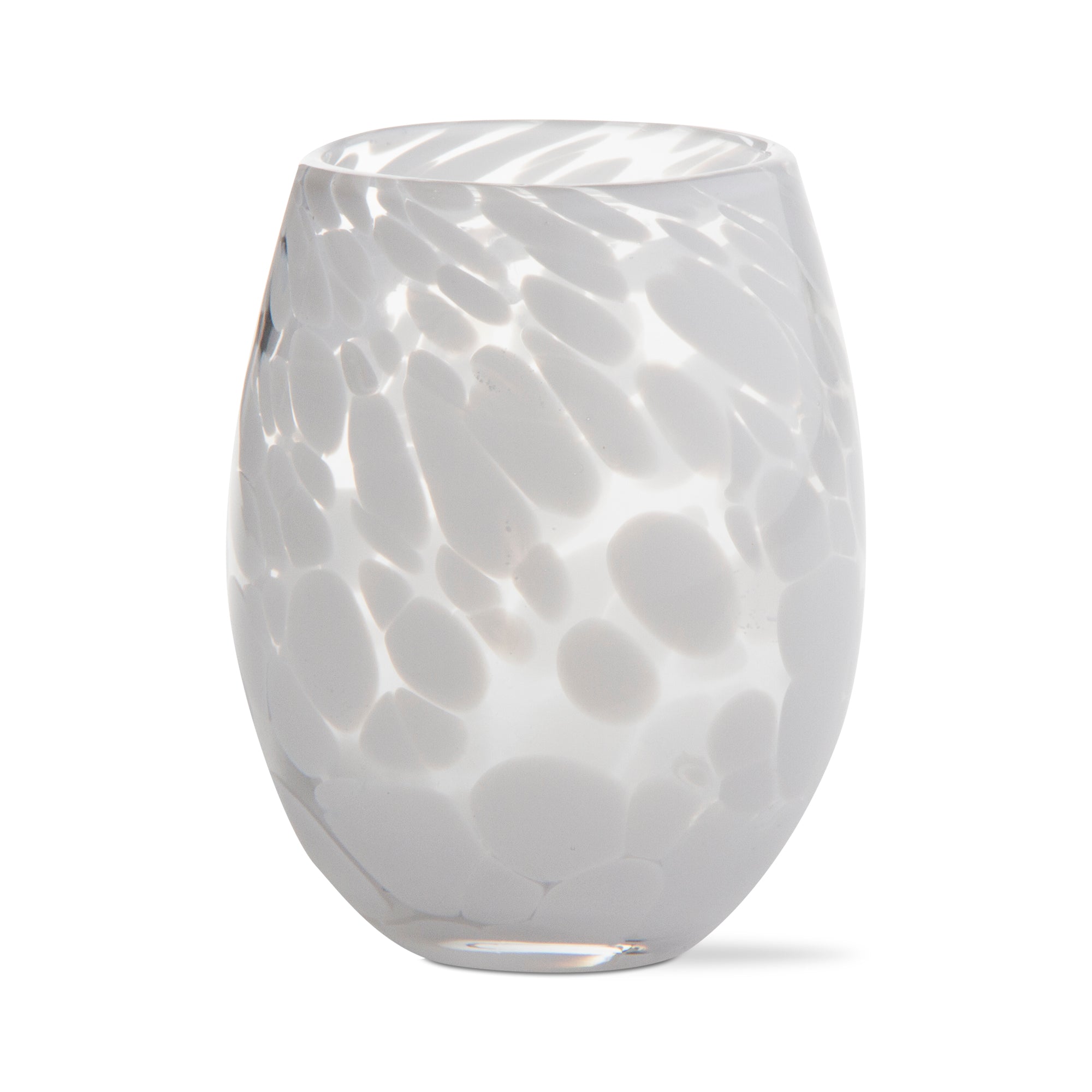 Tag Confetti Stemless Wine Glass