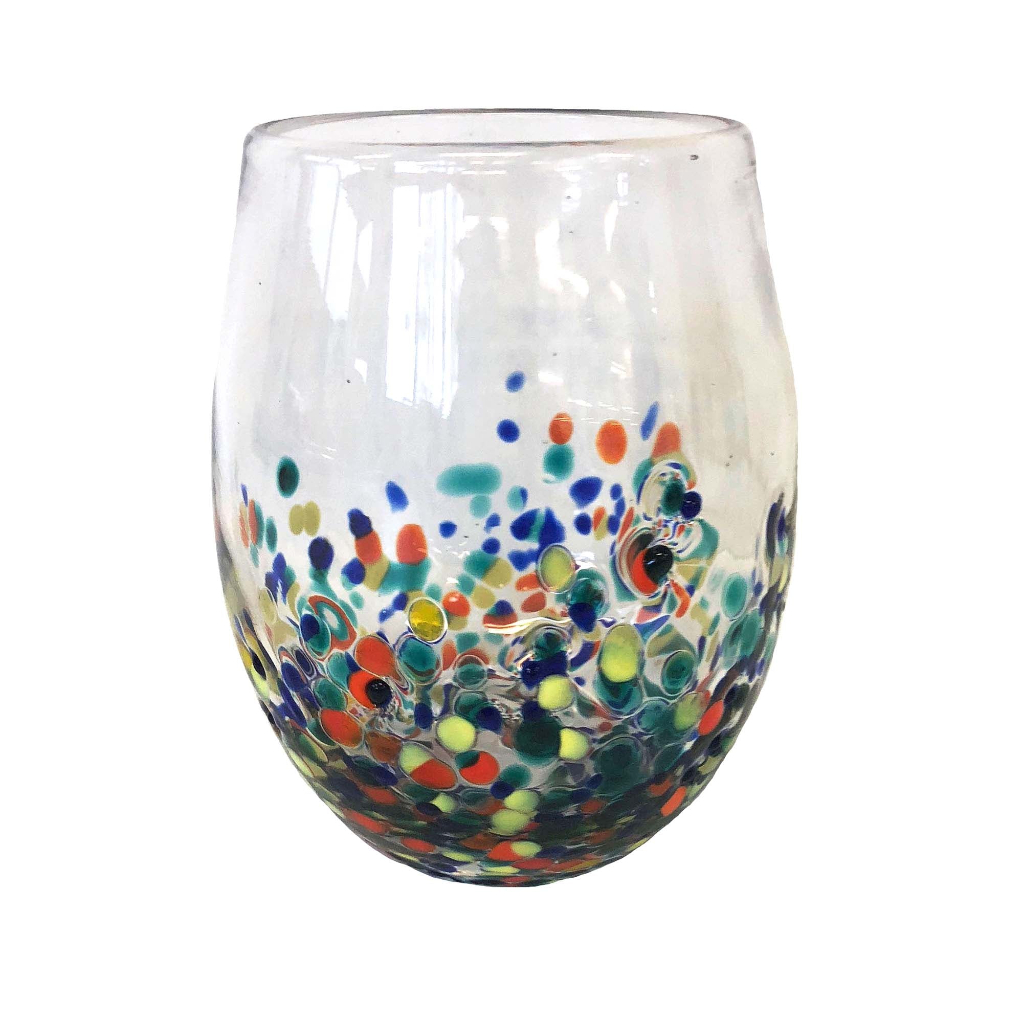 Tag Stemless Pebble Wine Glass