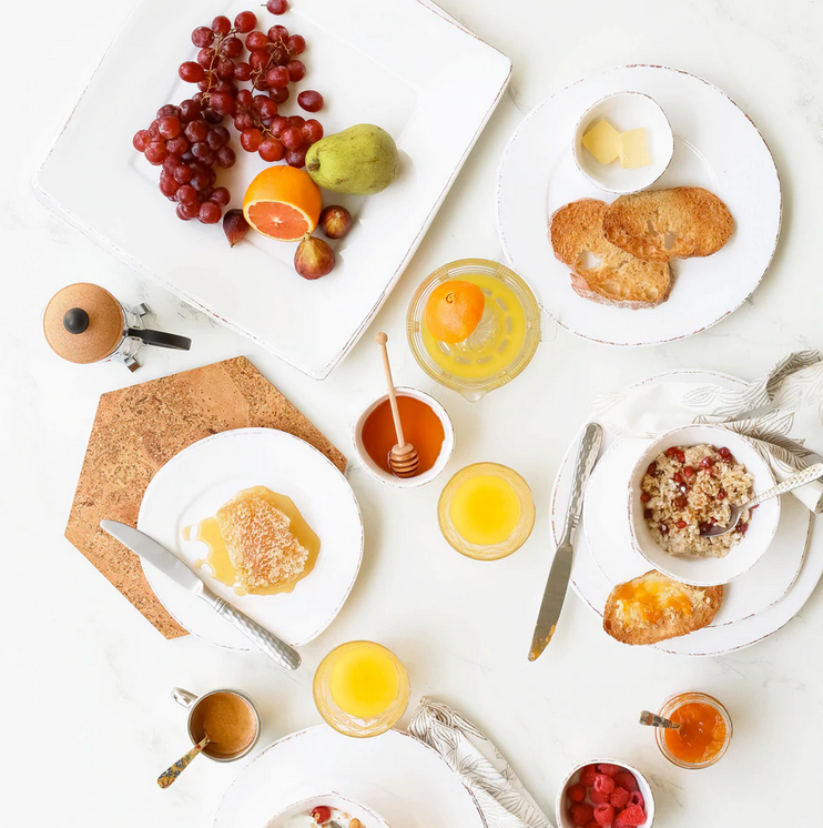 An image of Vietri Lastra Melamine Comdiment Bowls