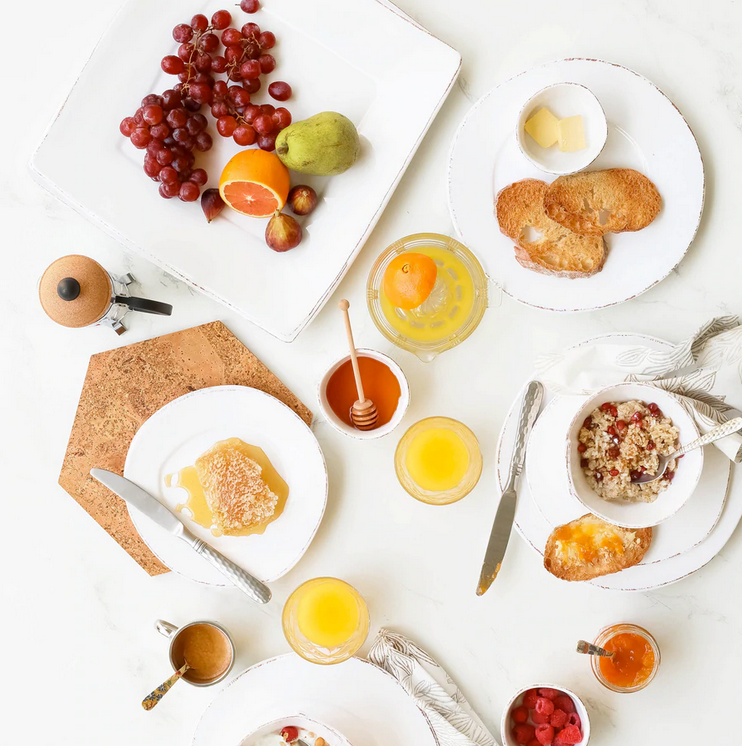 An image of Vietri Lastra Melamine Condiment Bowls