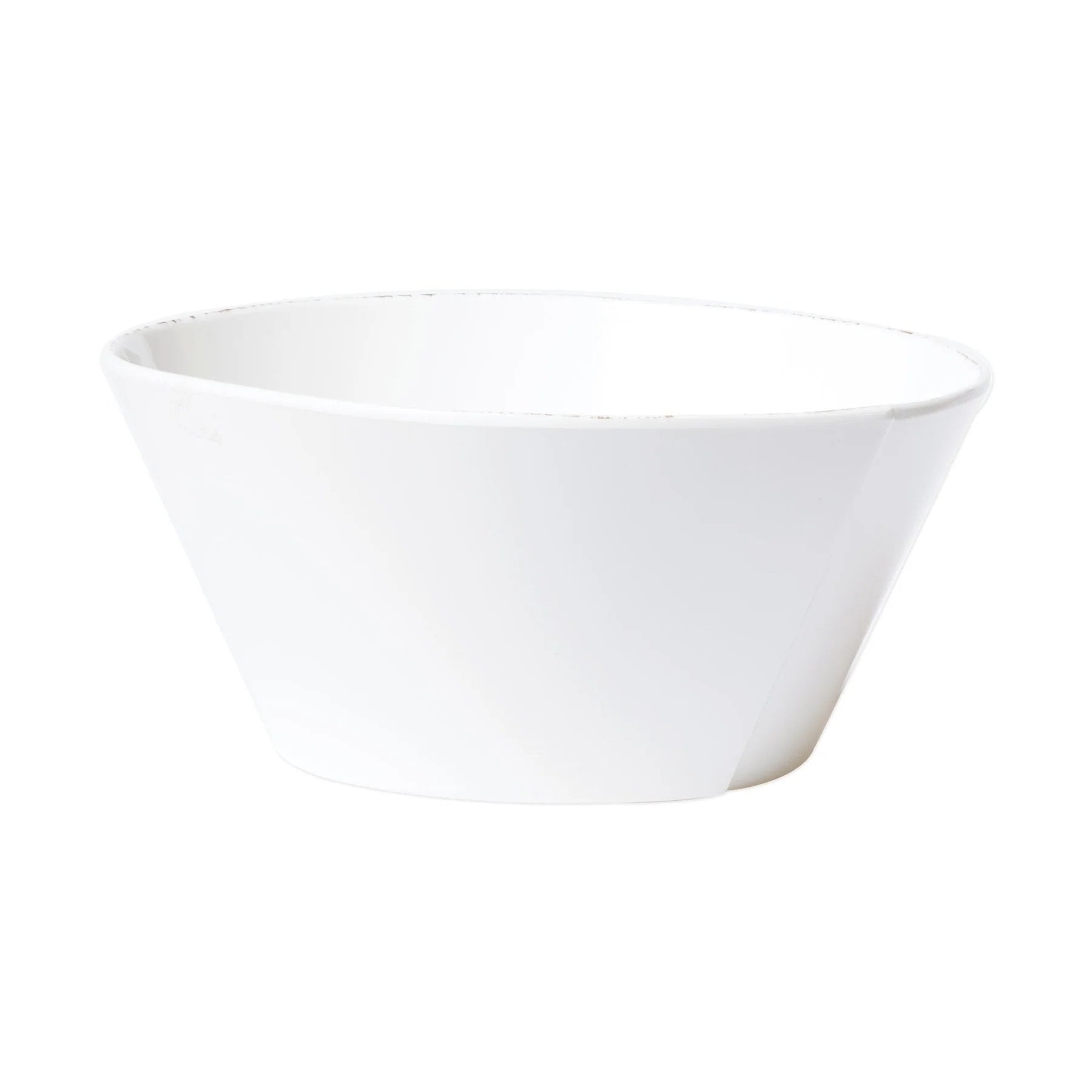 An image of Vietri Lastra Melamine Large Stacking Serving Bowl